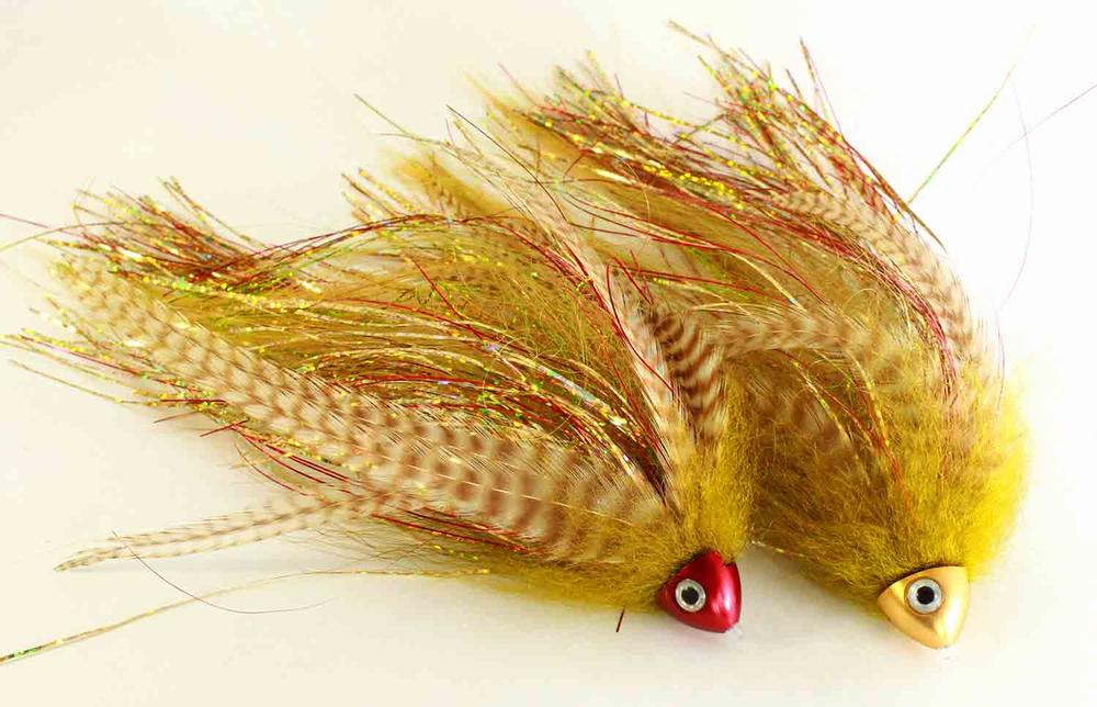 Big Fly Fiber Blends - Golden Olive