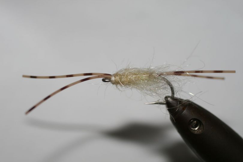 Round Rubber Legs - Clear with specks