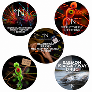 Nordic Anglers Stickers - 7cm Bundle