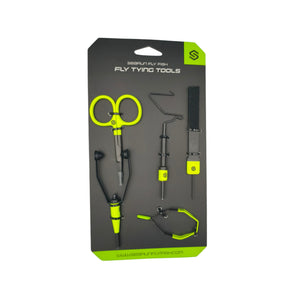 Du tilføjede <b><u>Searun - FTT Fly Tying Toolkit</u></b> til kurven.