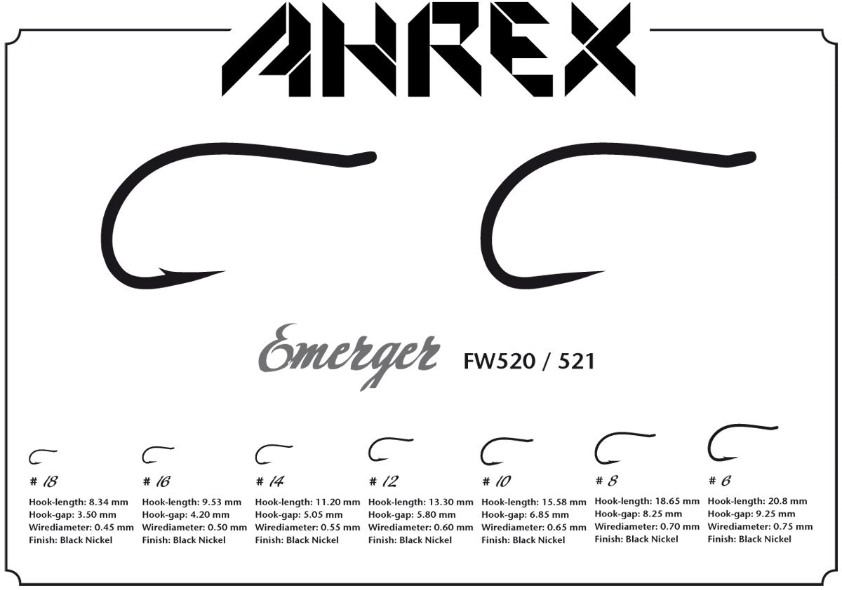 AHREX FW521 – Emerger – Barbless