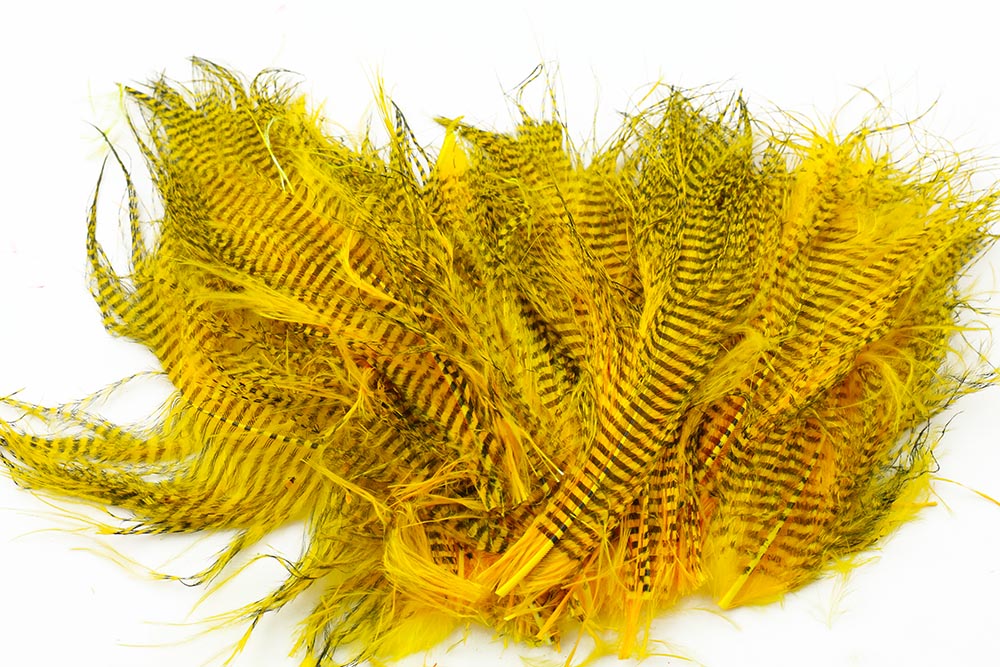 Fine Barred marabou - Sunburst Yellow