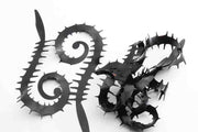 Spiked Rolla tails - Black
