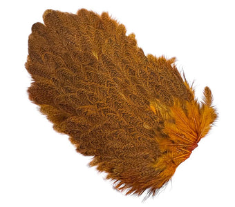 Du tilføjede <b><u>Whiting Brahma Saddle - Mottled burnt Orange</u></b> til kurven.