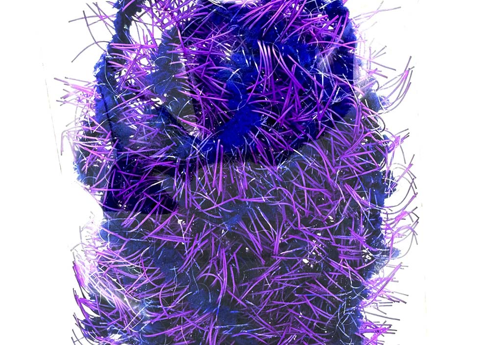 Creeper chenille - UV Purple