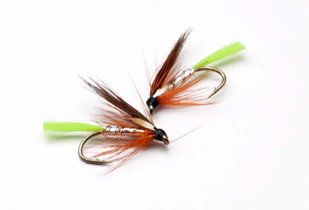 Dunkel Fl. Green junglecock - Vådflue