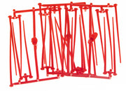 AHREX Flexi Pegs, Red