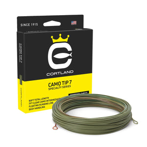 Du tilføjede <b><u>Cortland Speciality Camo Tip 7´- Int/float</u></b> til kurven.