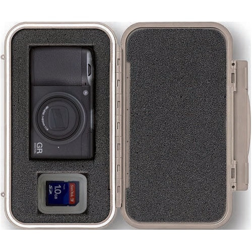 C&F Design Utility WP Case CFU-3600-BK, black. Camera and card are illustrative and not included.