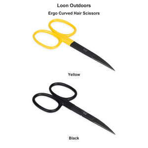 Du tilføjede <b><u>Loon Outdoors Ergo Curved Hair Scissors</u></b> til kurven.