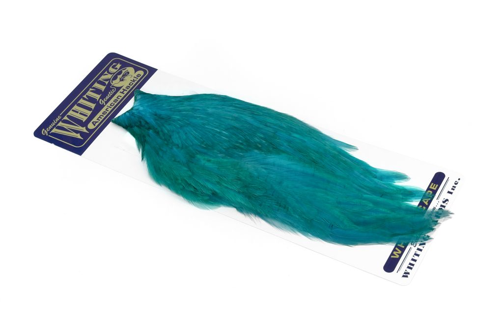 Whiting American Rooster Cape - Teal Blue