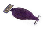 Whiting American Rooster Cape - White dyed Purple