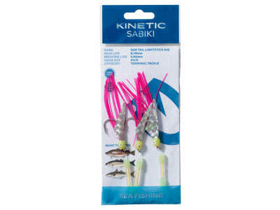 Du tilføjede <b><u>Kinetic Sabiki Sun Tail Lightstick</u></b> til kurven.