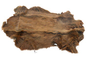 Helt kanin skind - Dark Brown