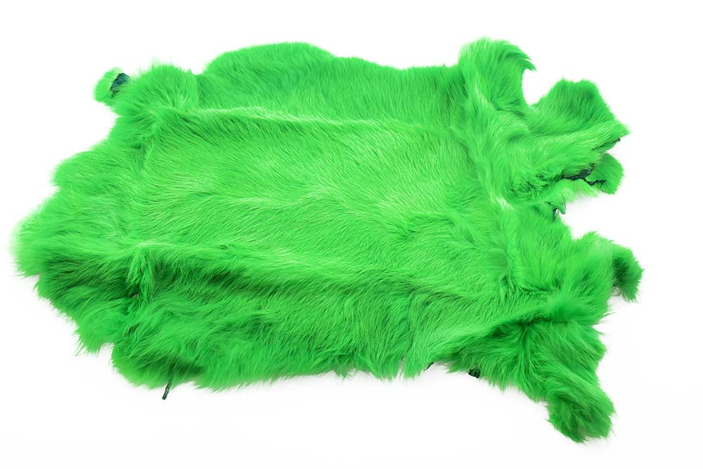 Helt kanin skind - Fl. Green