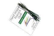 Hand Stripped Peacock Quill - Forest Green