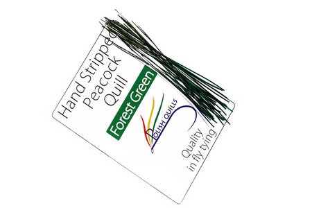 Du tilføjede <b><u>Hand Stripped Peacock Quill - Green</u></b> til kurven.