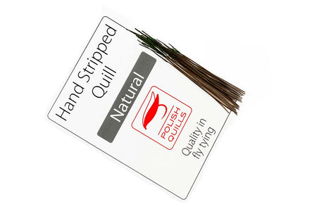 Du tilføjede <b><u>Hand Stripped Peacock Quill - Natural</u></b> til kurven.