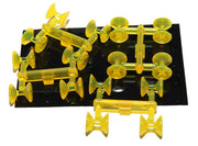 Diamond Fish Eyes - Transparent Super Fluo. Yellow