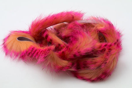 Du tilføjede <b><u>Tiger barred Rabbit Strips - Hot Pink/ Brown over Peach</u></b> til kurven.