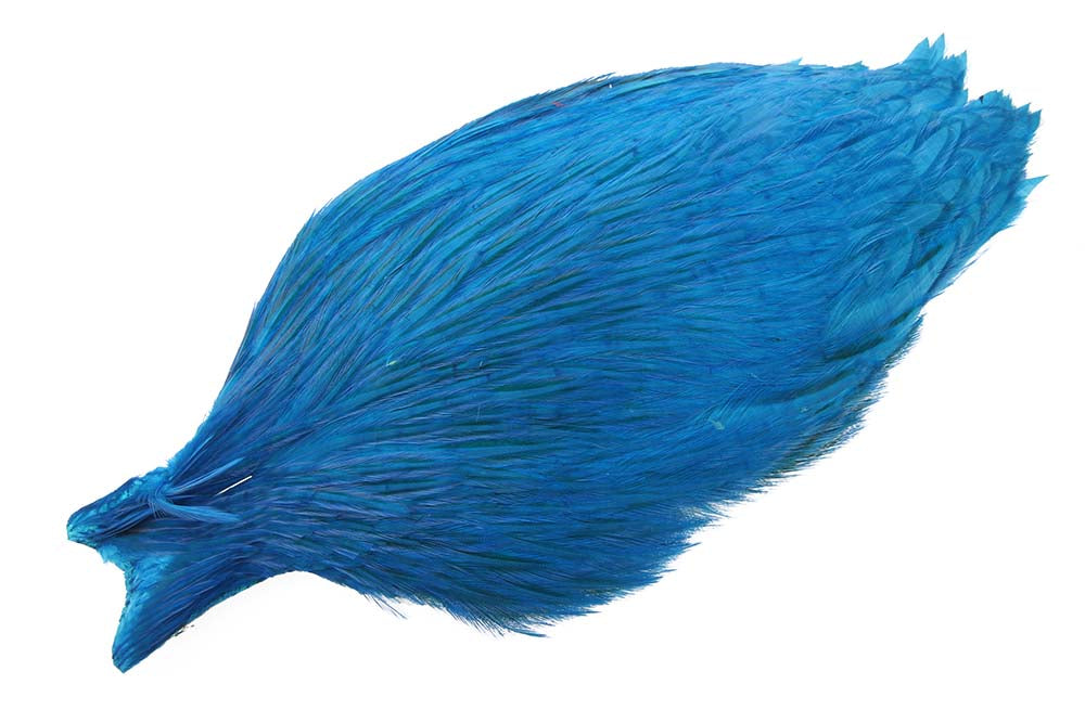 Whiting American Rooster Cape - Kingfisher Blue