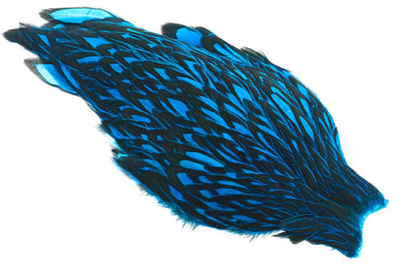 Du tilføjede <b><u>Whiting American Hen Cape Black Laced - Kingfisher Blue</u></b> til kurven.