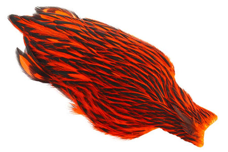 Du tilføjede <b><u>Whiting American Hen Cape Black Laced - Orange</u></b> til kurven.
