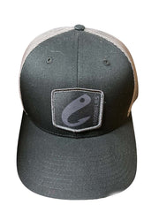 Black/steel Grey Logo Trucker Cap