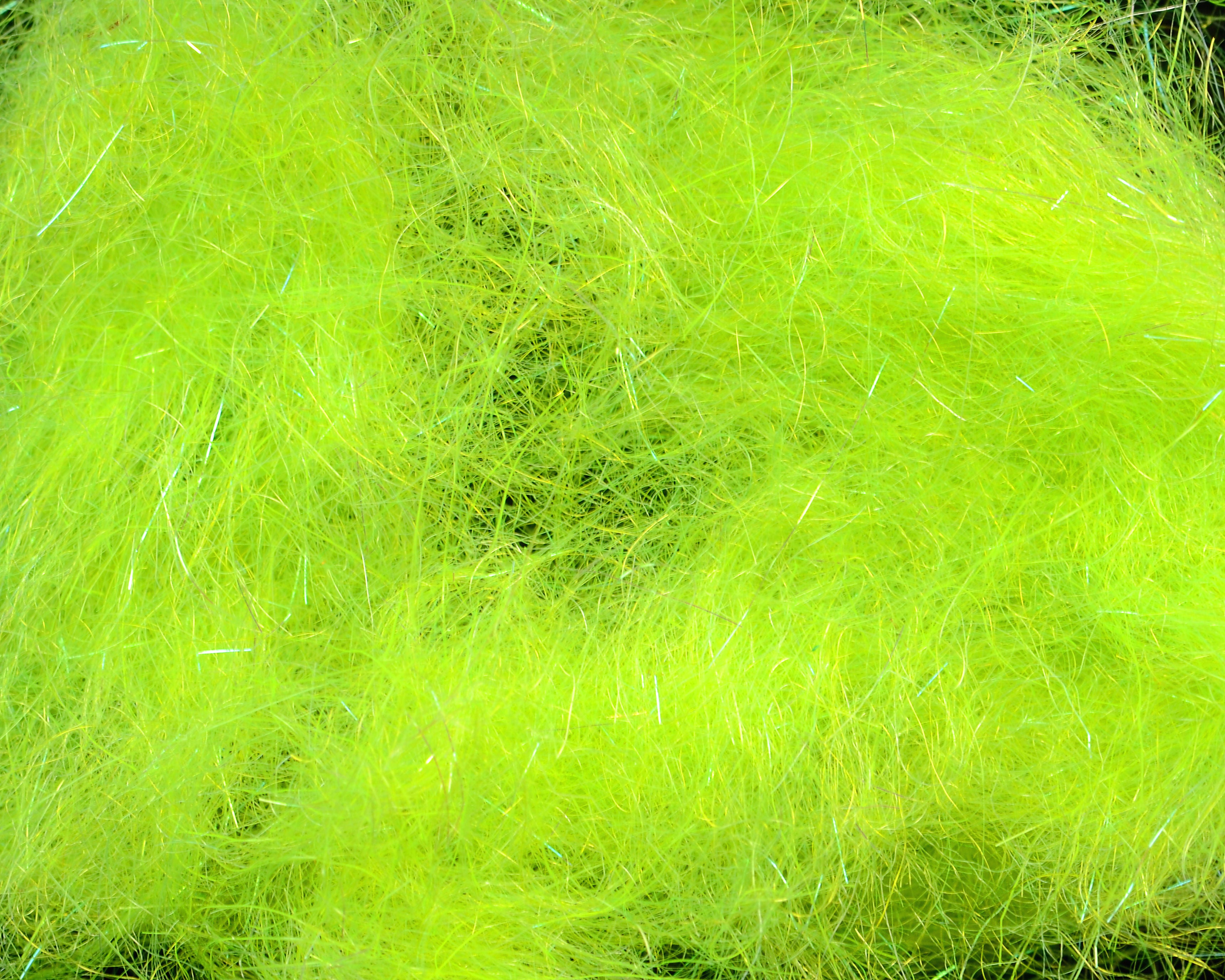 Spawn's UV Simi Seal Dubbing - UV Coastal Chartreuse Yellow