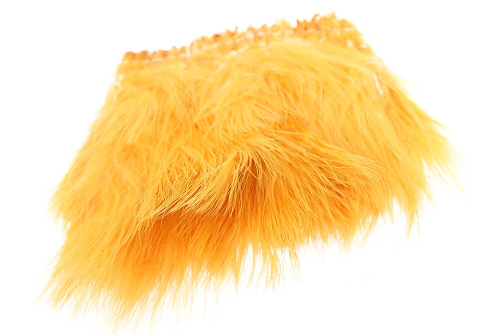Strung/Blood Quill Marabou - Amber