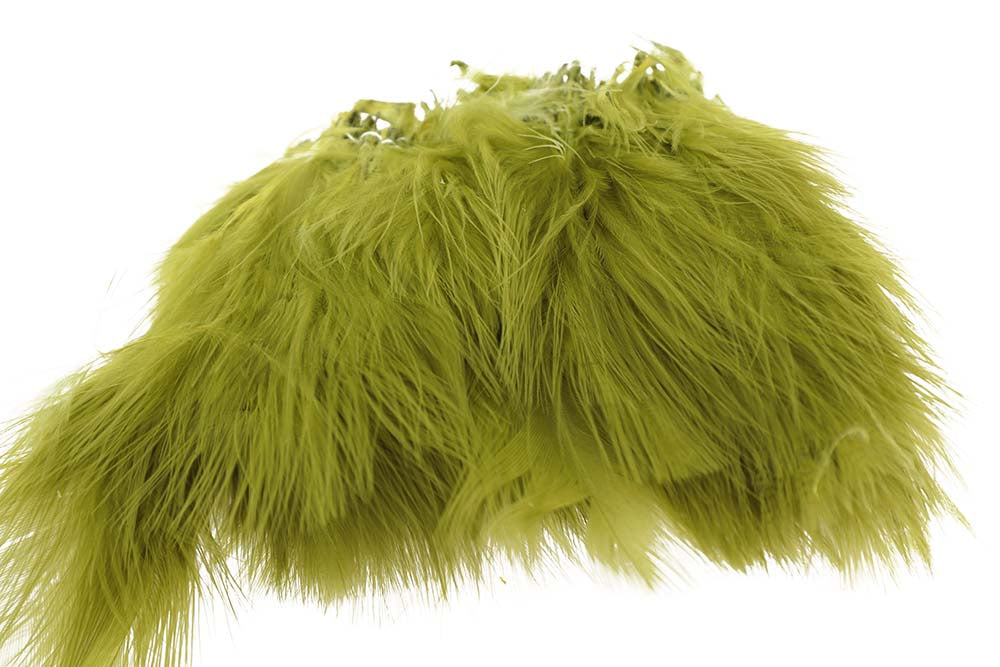 Strung/Blood Quill Marabou - Light Olive