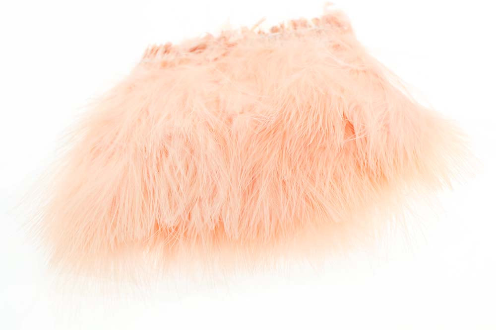 Strung/Blood Quill Marabou - Peach