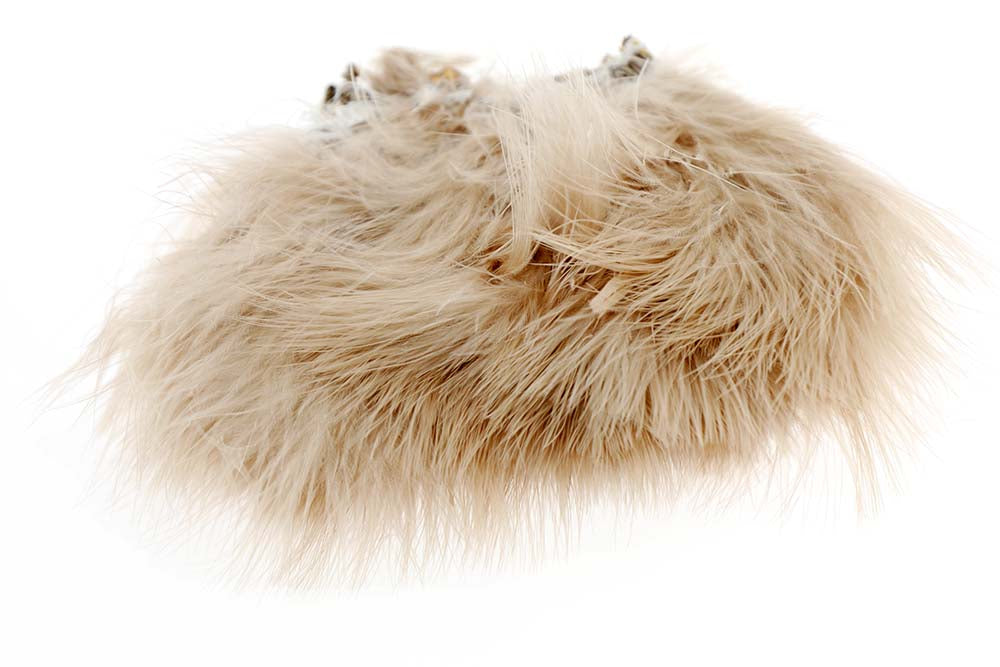 Strung/Blood Quill Marabou - Tan
