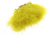 Strung/Blood Quill Marabou - Golden Olive